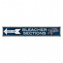 Detroit Tigers Sign 6x36 Wood Bleacher Sections