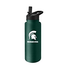 Michigan State Spartans Drinkware 34 oz Green Swagger Quencher Bottle