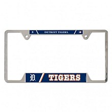 Detroit Tigers License Plate Frame Metal 6'' x 12''