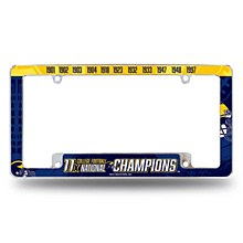 Michigan Wolverines Auto License Plate Frame  11 Time Football Champs