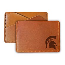 Michigan State Spartans Wallet Leather Card Holder
