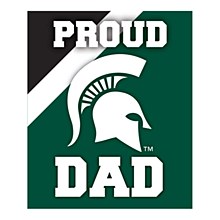 Michigan State Spartans Magnet 5x6 Rectangle Proud Spartan Dad