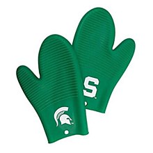 Michigan State Spartans Kitchen Oven Mitt And Grilling Glove
