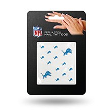 Detroit Lions Nail Tattoo Set