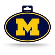 Michigan Wolverines Decal Full Color Oval Sticker