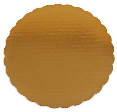 Gold Board 10’ Scalloped 6/pkg