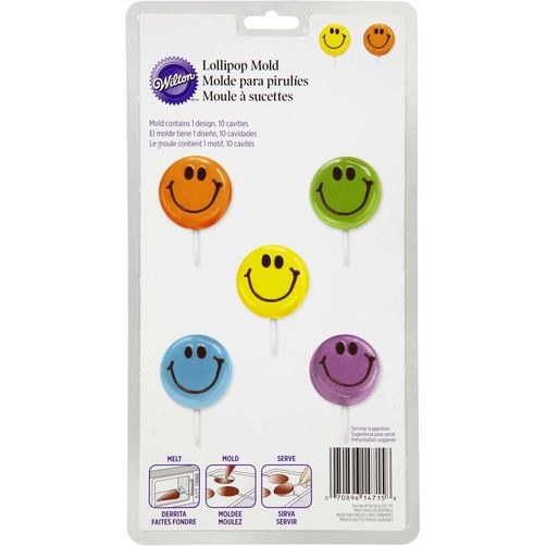 Wilton Smiley Faces Lollipop Mold