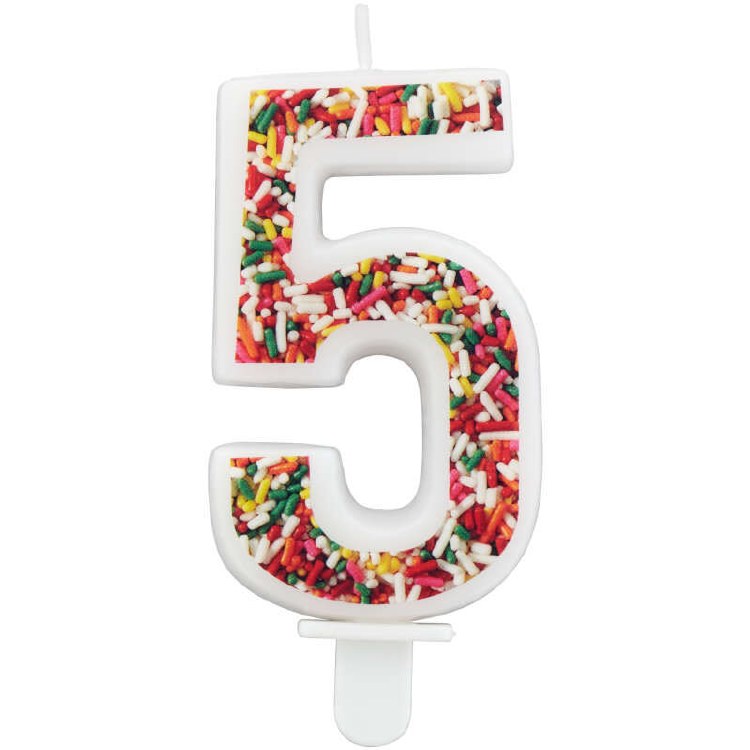 Number 5 Bday Candle