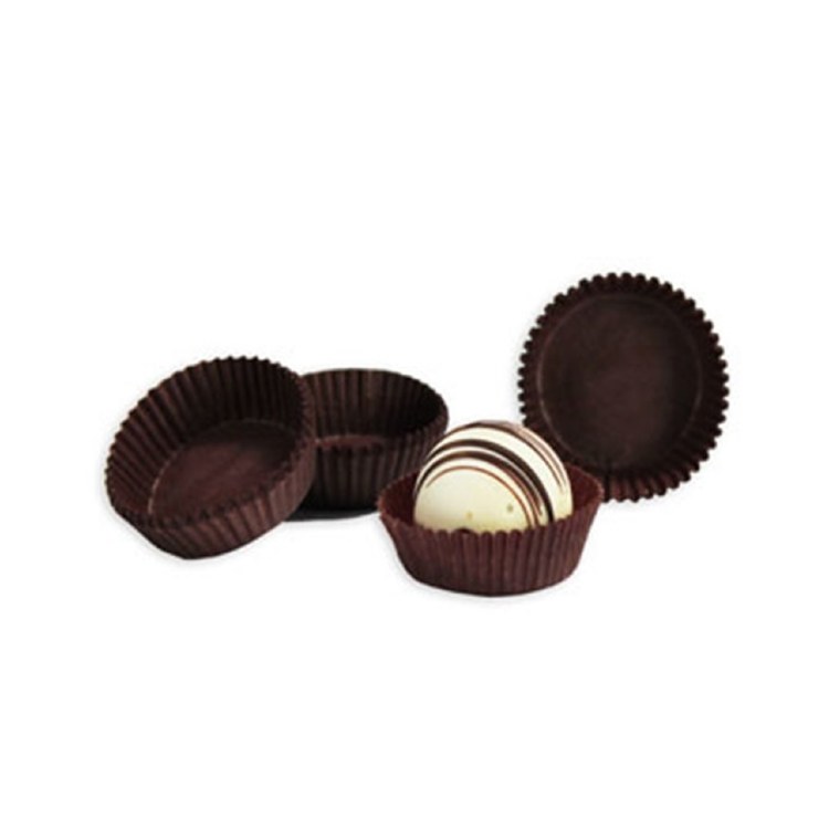 #601 Brown Candy Cups/80 Pkg