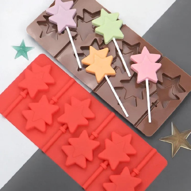 CAKEWALK  Double Star Lollipop Mold