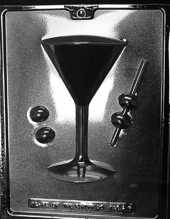 Life of the Party Martini Glass (side 1)
