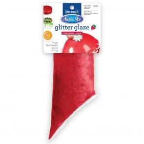 Red Strawberry Glitter Glaze