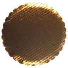 Gold Board 12’ Scalloped 6/pkg
