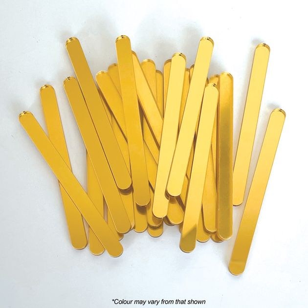 CakeWalk  Popsicle Sticks Gold Mirror