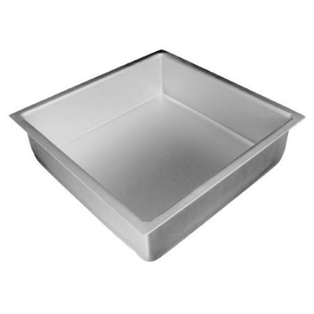 Fat Daddio's Anodized Aluminum Square Cake Pan Solid Bottom - 3 Deep -  12x12x3