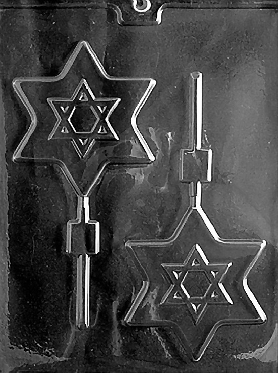 Life of the Party Large Star Of David Lolly