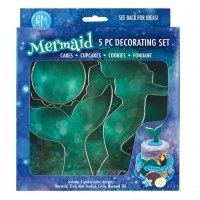 Mermaid  5pc Cookie Cutter Set