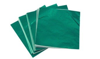 6x6 Foils Dark Green 125pk