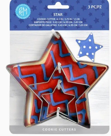Star Cookie Cutter 3pc