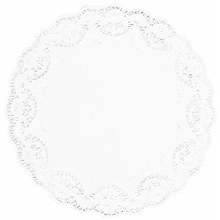 12" White Doilies 12ct