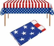 Stars And Stripes Tablecloth