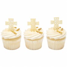 Gold Cross Pics 12pk