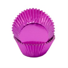 FOX RUN Hot Pink  Foil Cups Std. Pk/32