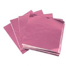 4x4 Pink Foils 125pk