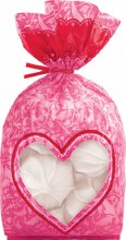 Wilton Pink Damask Bags W Heart Windo