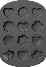 Wilton Valentines Shapes Cookie Pan