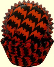 Wilton Orange & Black Bats Mini Cups/