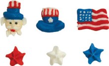 Patriotic Mini Royal Icings 10