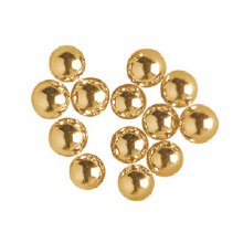4 Mm Gold Dragees 3oz.