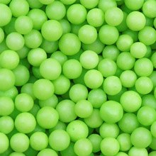 Green 4mm Sugar Beads 4oz