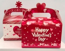 CAKE WALK  Valentine's Handle Box 4pk