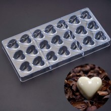 CAKEWALK  Heart Chocolate Mold Plastic
