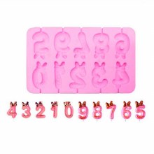 CAKE WALK  Number Lollipop Mold