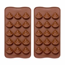 CAKEWALK  Poop Emoji 15 Cav Mold Silicon