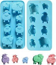 CAKEWALK  Sheep 8 Cavity Mold Silicone