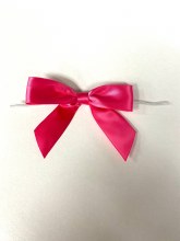CAKEWALK Small Bows Hot Pink 10pk