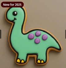 American Tradition Cookie Cutters 4" Brontosaurus Cookie Cutter