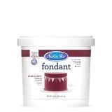 Satin Ice Burgundy Vanilla Fondant 2lb