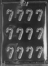 Life of the Party Small Canes Christmas Mold