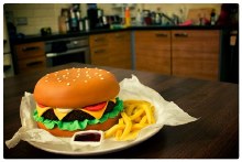 Supply Kit- Hamburger Cake