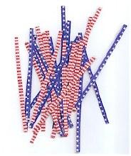 Twist Ties: Stars & Stripes/10