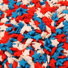 Patriotic Sprinkles - Faux Craft Toppings