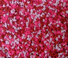 Confetti: Pink Red & White Min