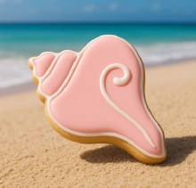 American Tradition Cookie Cutters 3" Conch Seashell Cutter