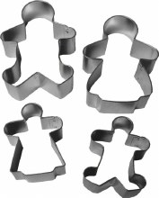 FOX RUN 4 Pc Gingerbread Family