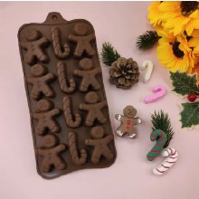 CAKE WALK Gingerbread And Candycane Mold